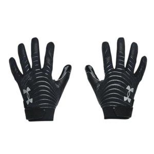 Under Armour Men's Blur Football Gloves Size XL Super Sticky Glue Grip Black NWT